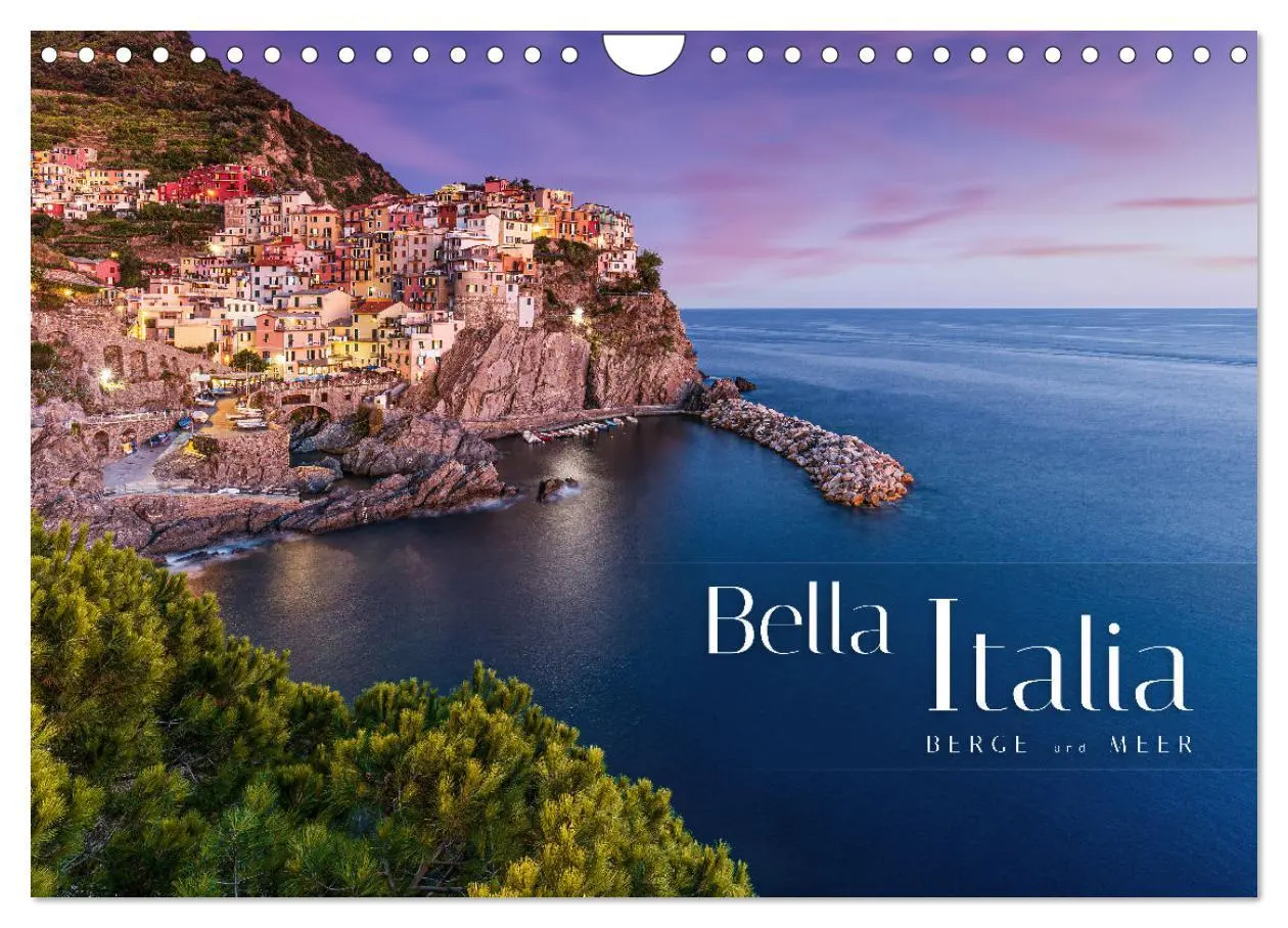 Cover: 9783457353332 | Bella Italia - Berge und Meer (Wandkalender 2026 DIN A4 quer),...