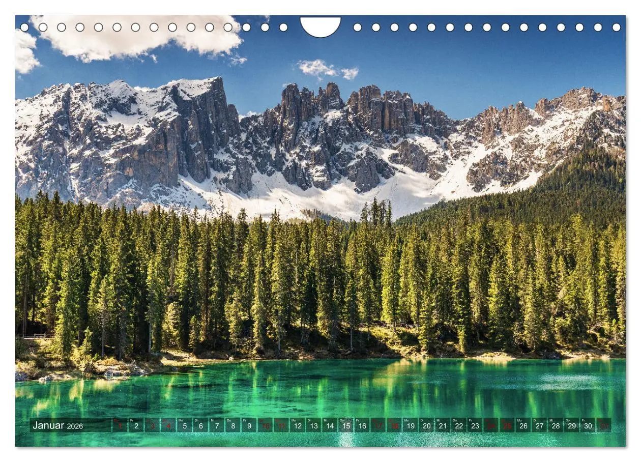 Bild: 9783457353332 | Bella Italia - Berge und Meer (Wandkalender 2026 DIN A4 quer),...