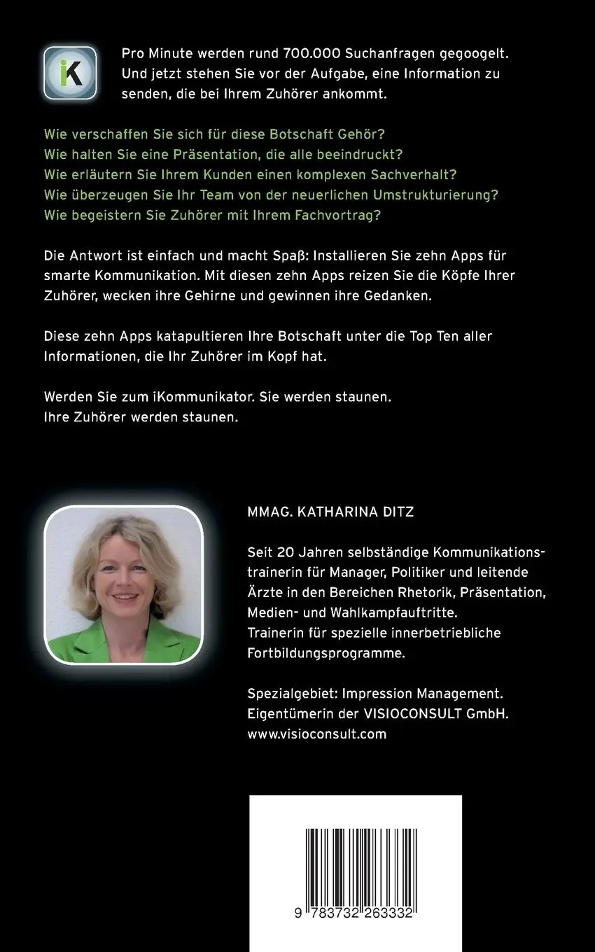 Rückseite: 9783732263332 | iKom | 10 Apps für smarte Kommunikation | Katharina Ditz | Taschenbuch