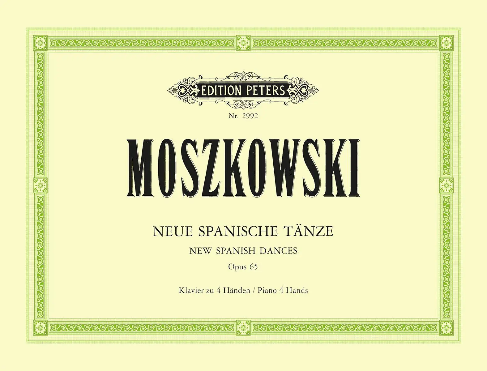 Cover: 9790014013332 | New Spanish Dances Op.65 | Moritz Moszkowski | Broschüre | Buch | 2022