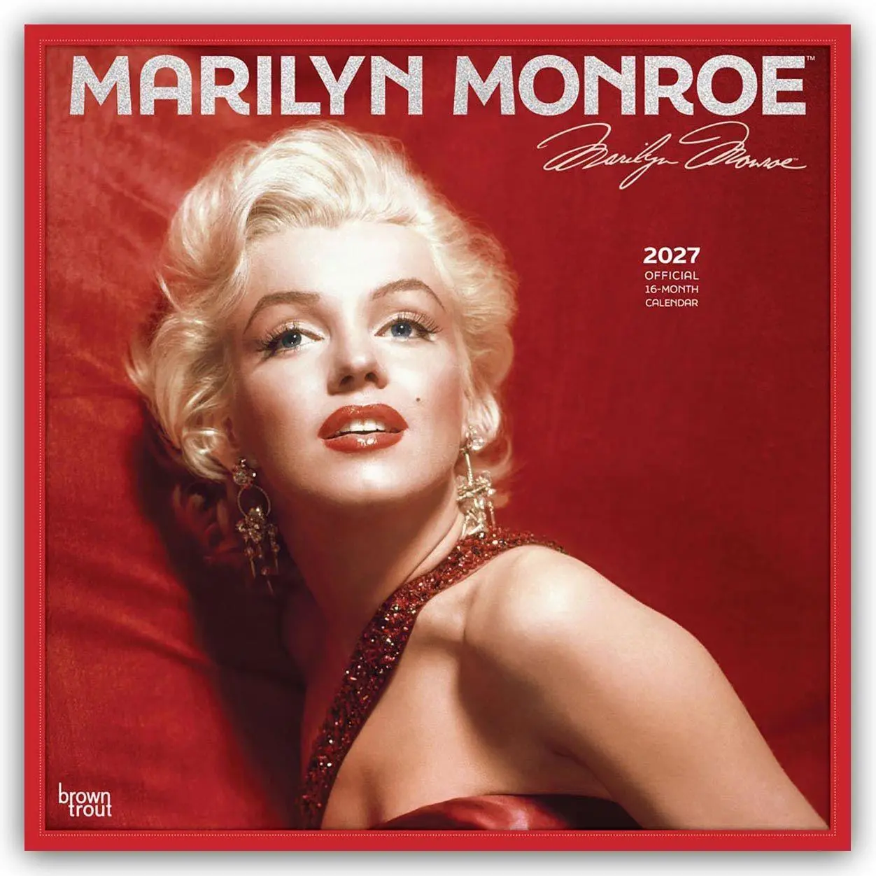 Cover: 9798330713332 | Marilyn Monroe 2027- 16-Monatskalender | Browntrout Publishers | 28 S.