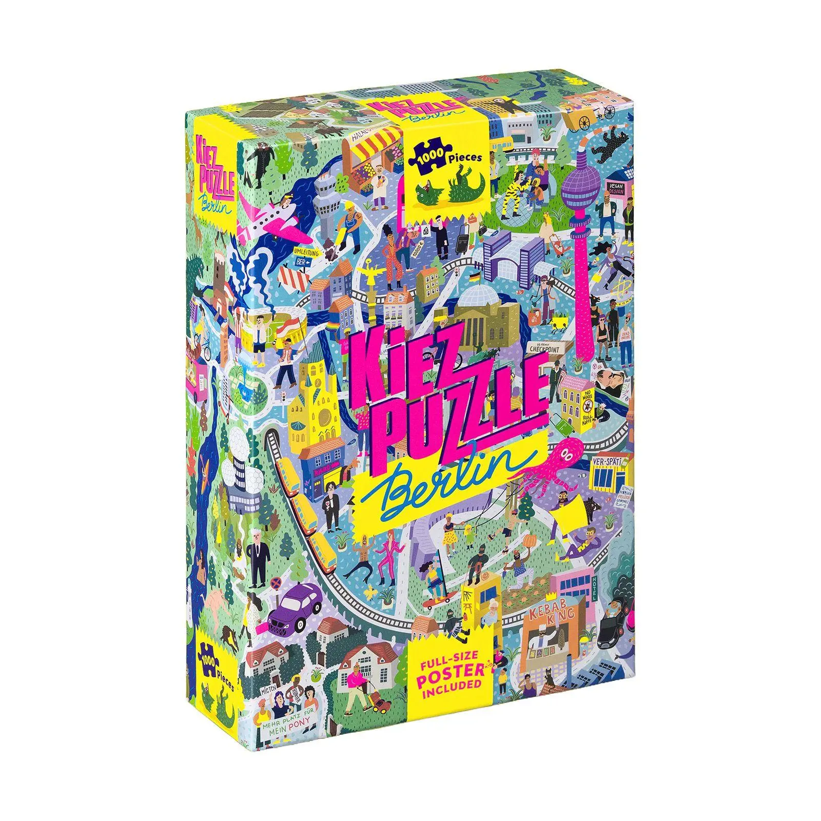 Cover: 7649988093432 | Kiezpuzzle Berlin - 1000 Teile | Tobias Schrank (u. a.) | Spiel | 2026