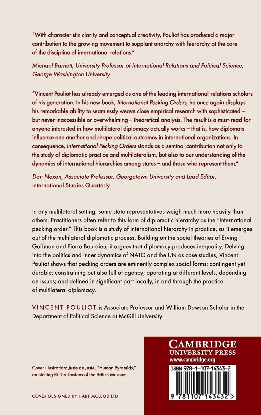 Rückseite: 9781107143432 | International Pecking Orders | Vincent Pouliot | Buch | Gebunden