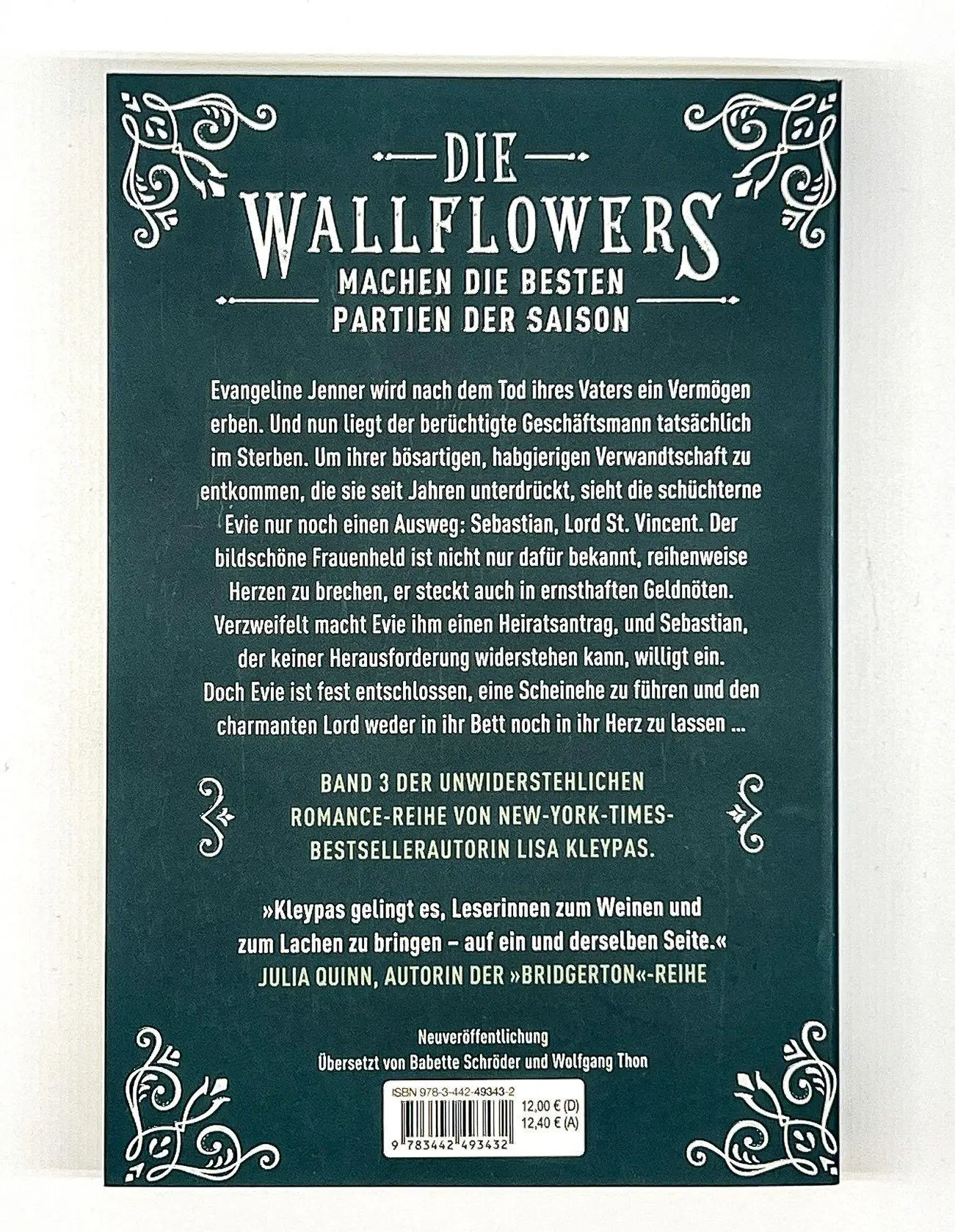 Bild: 9783442493432 | Die Wallflowers - Evie &amp; Sebastian | Lisa Kleypas | Taschenbuch | 2023