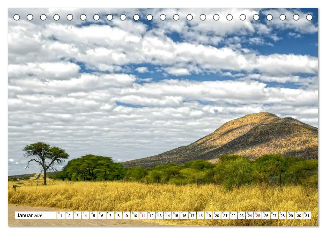 Bild: 9783457723432 | Namibia &amp; Botswana (Tischkalender 2026 DIN A5 quer), CALVENDO...