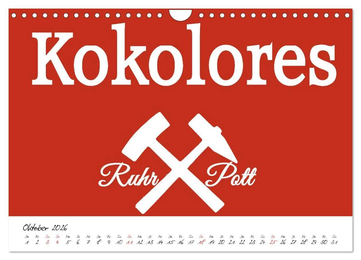 Bild: 9783457963432 | Ruhrpott Vokabeln (Wandkalender 2026 DIN A4 quer), CALVENDO...