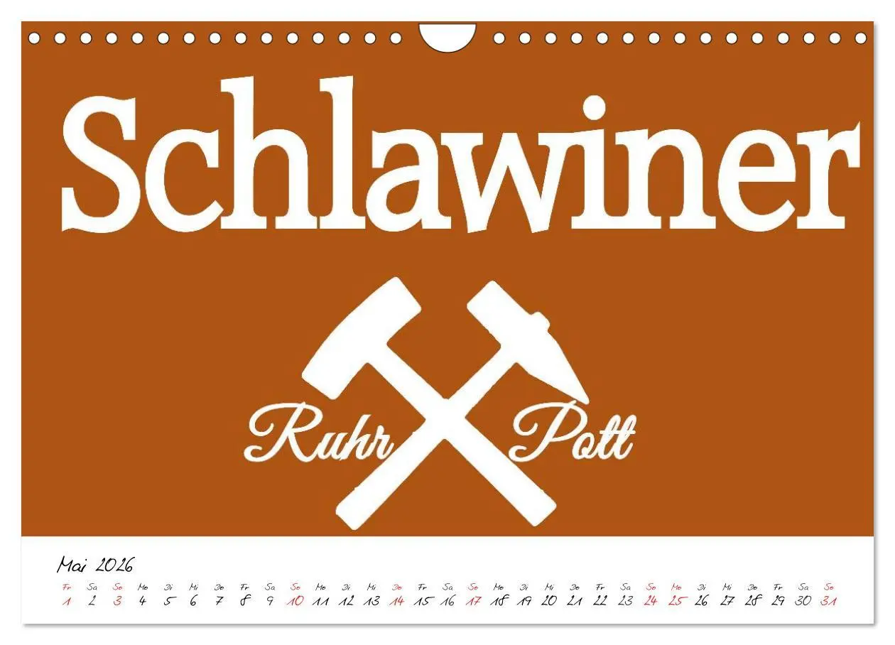 Bild: 9783457963432 | Ruhrpott Vokabeln (Wandkalender 2026 DIN A4 quer), CALVENDO...