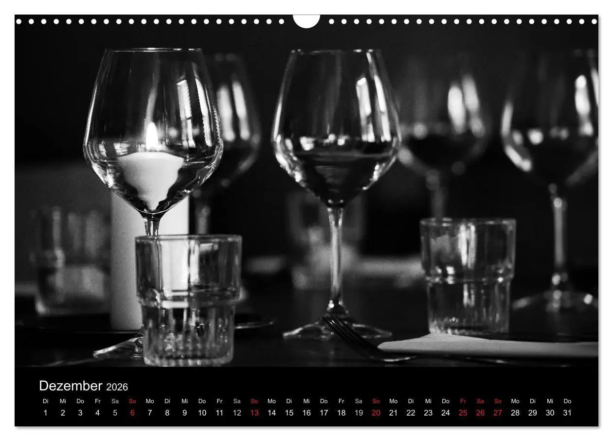 Bild: 9783516053432 | Objekte in schwarz weiss (Wandkalender 2026 DIN A3 quer), CALVENDO...