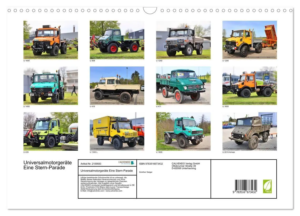 Bild: 9783516673432 | Universalmotorgeräte Eine Stern-Parade (Wandkalender 2026 DIN A3...