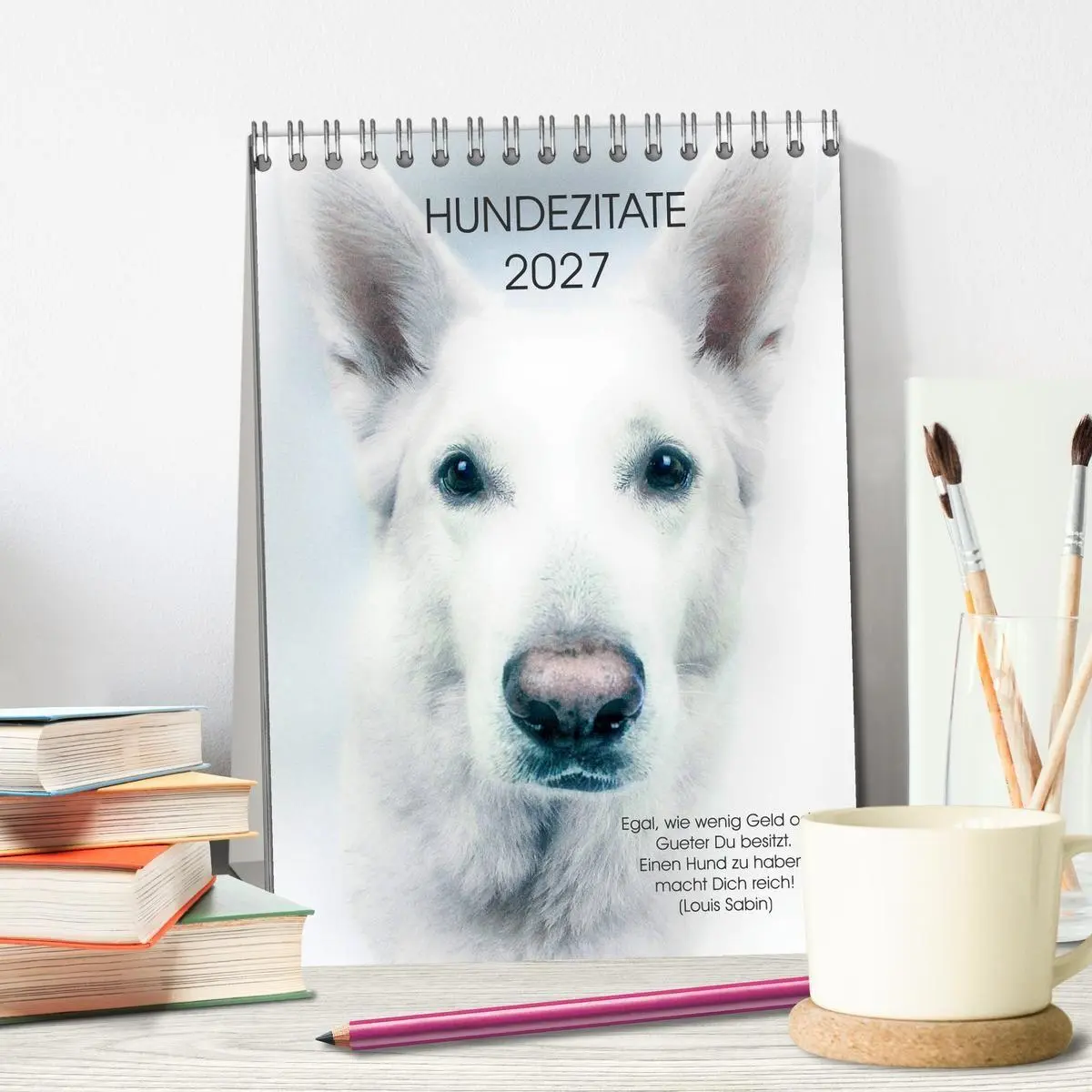 Bild: 9783594033432 | Hundezitate 2027 (Tischkalender 2027 DIN A5 hoch), CALVENDO...