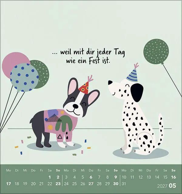Bild: 9783819303432 | Ich hab dich tierisch gern 2027 | Verlag Korsch | Kalender | 13 S.