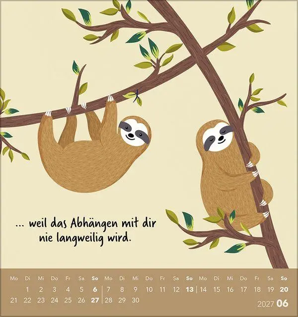 Bild: 9783819303432 | Ich hab dich tierisch gern 2027 | Verlag Korsch | Kalender | 13 S.