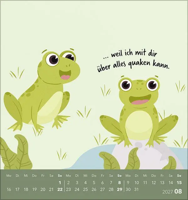 Bild: 9783819303432 | Ich hab dich tierisch gern 2027 | Verlag Korsch | Kalender | 13 S.
