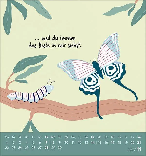 Bild: 9783819303432 | Ich hab dich tierisch gern 2027 | Verlag Korsch | Kalender | 13 S.