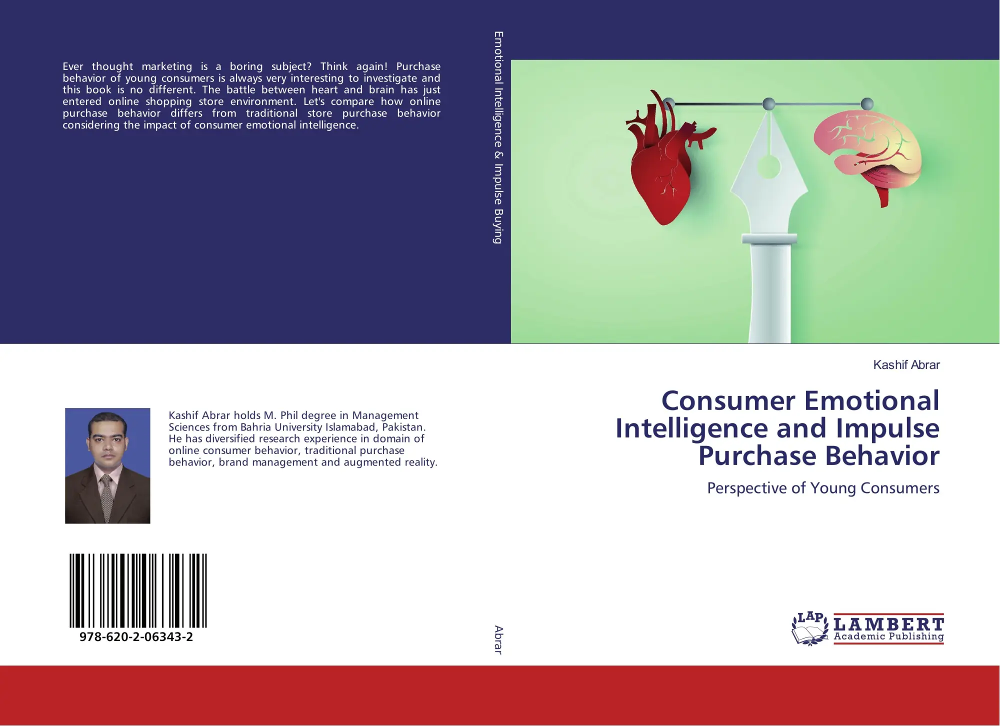 Cover: 9786202063432 | Consumer Emotional Intelligence and Impulse Purchase Behavior | Abrar