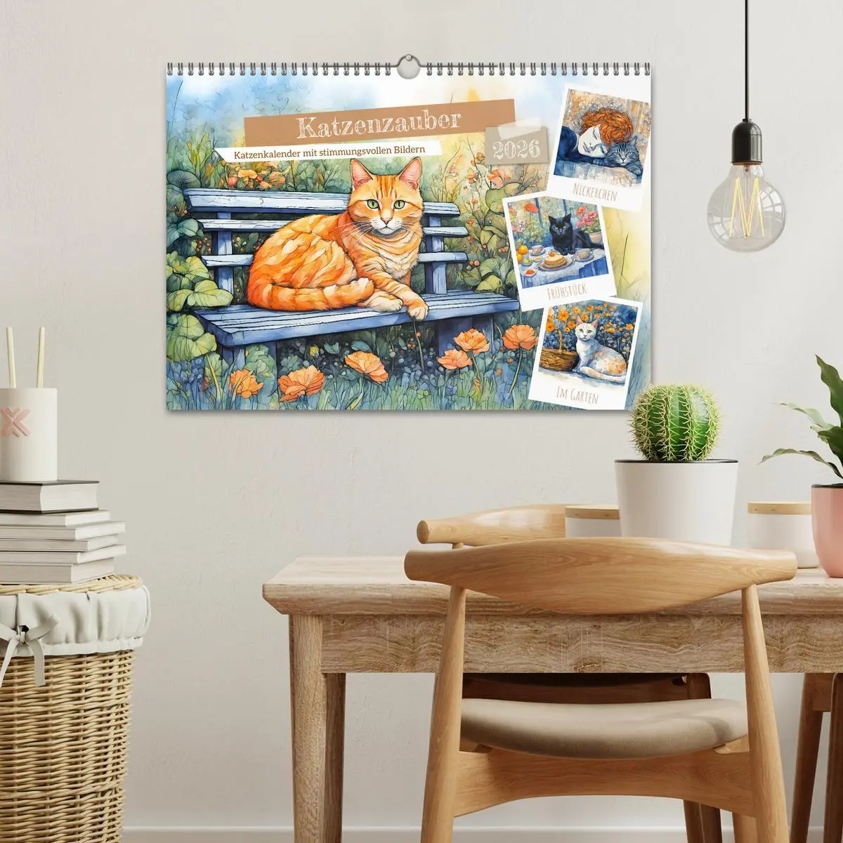 Bild: 9783457263532 | Katzenzauber - Katzenkalender mit stimmungsvollen Bildern...