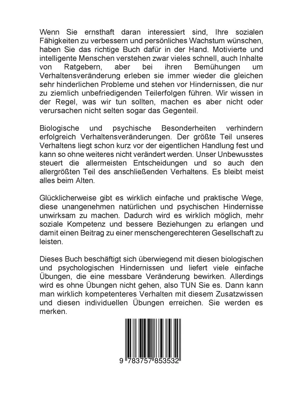 Rückseite: 9783757853532 | Soziale Kompetenz erheblich verbessern mit einfachen Übungen | Röhrig