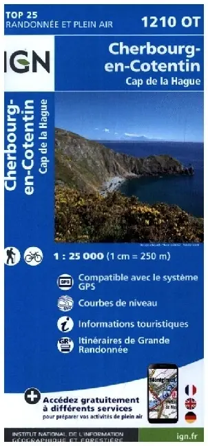 Cover: 9782758553632 | 1210OT Cherbourg Octevil | (Land-)Karte | Französisch | 2023
