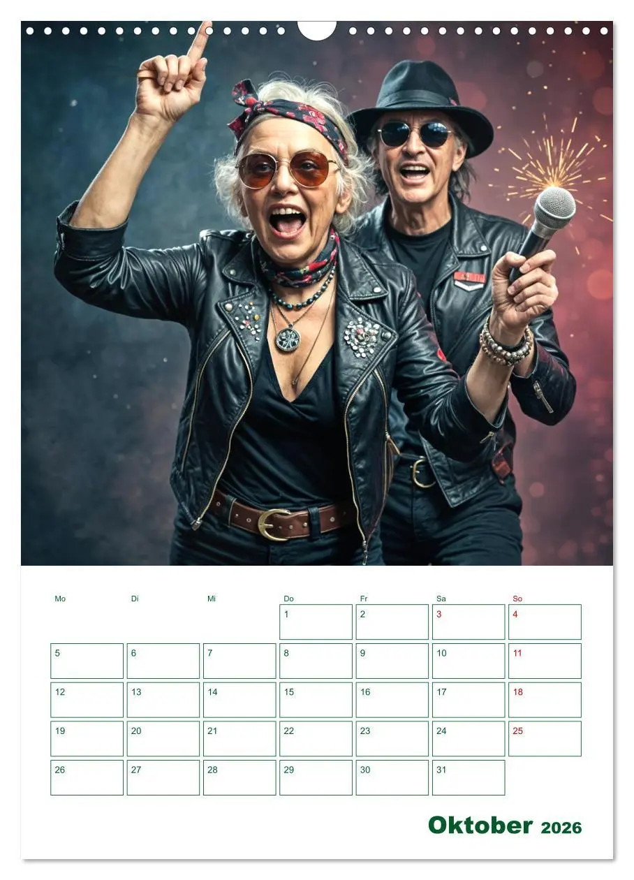Bild: 9783457253632 | Alt, aber oho - Graue Haare, bunte Abenteuer (Wandkalender 2026 DIN...