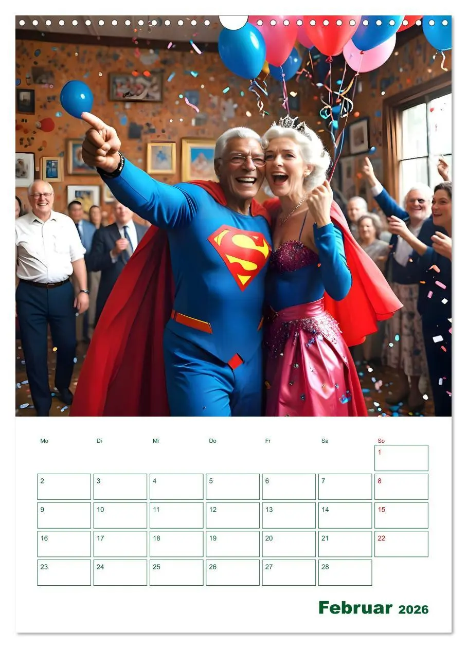 Bild: 9783457253632 | Alt, aber oho - Graue Haare, bunte Abenteuer (Wandkalender 2026 DIN...