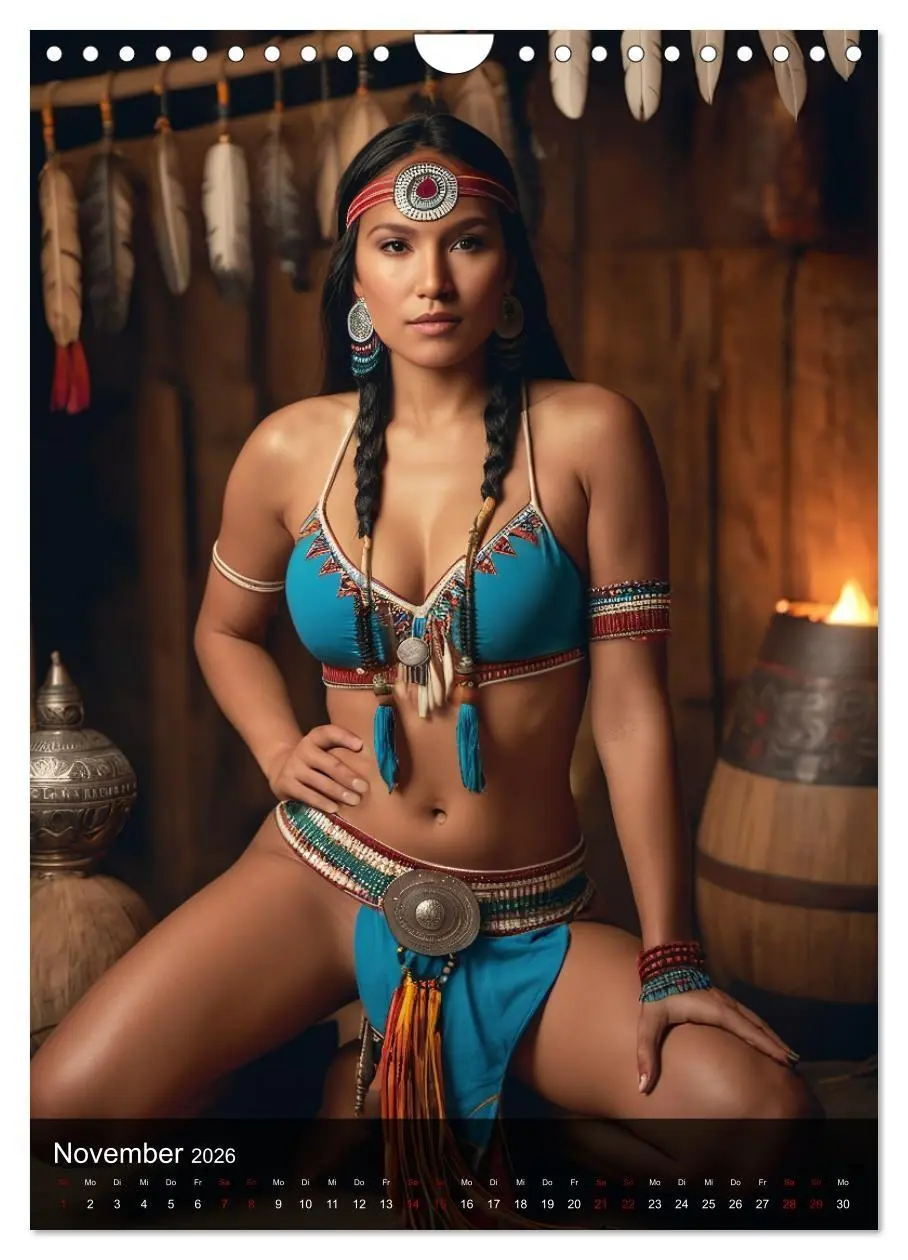 Bild: 9783516273632 | Native American Girls (Wandkalender 2026 DIN A4 hoch), CALVENDO...