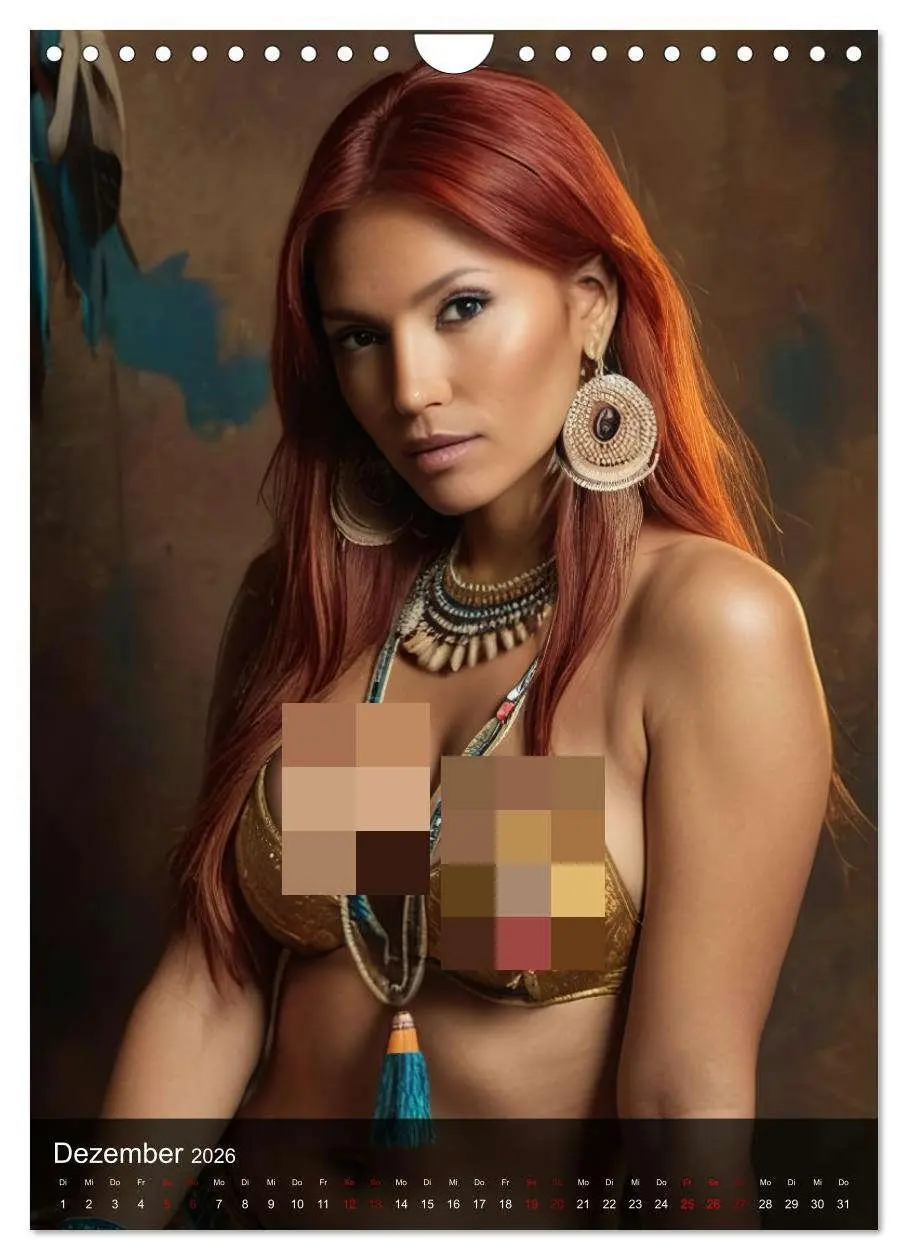 Bild: 9783516273632 | Native American Girls (Wandkalender 2026 DIN A4 hoch), CALVENDO...