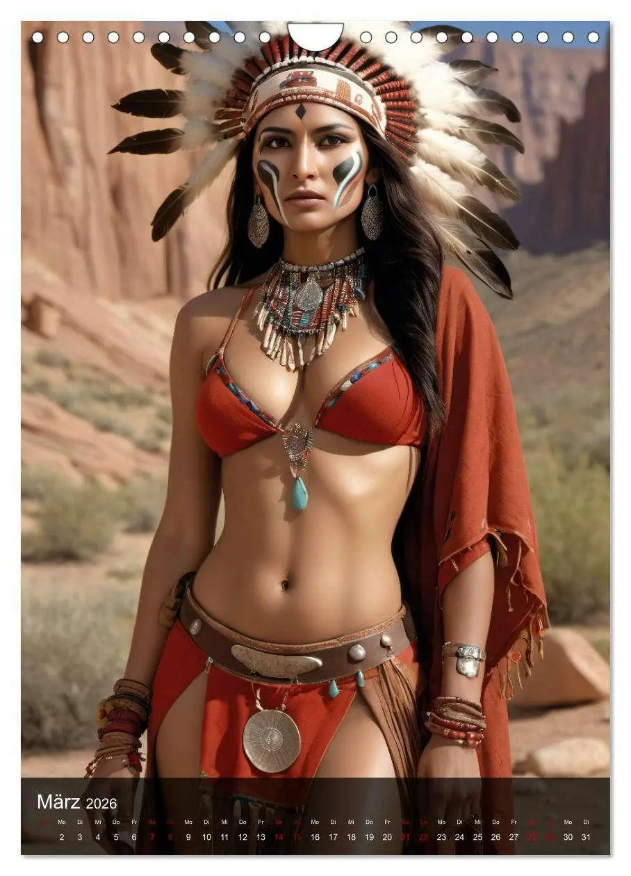 Bild: 9783516273632 | Native American Girls (Wandkalender 2026 DIN A4 hoch), CALVENDO...