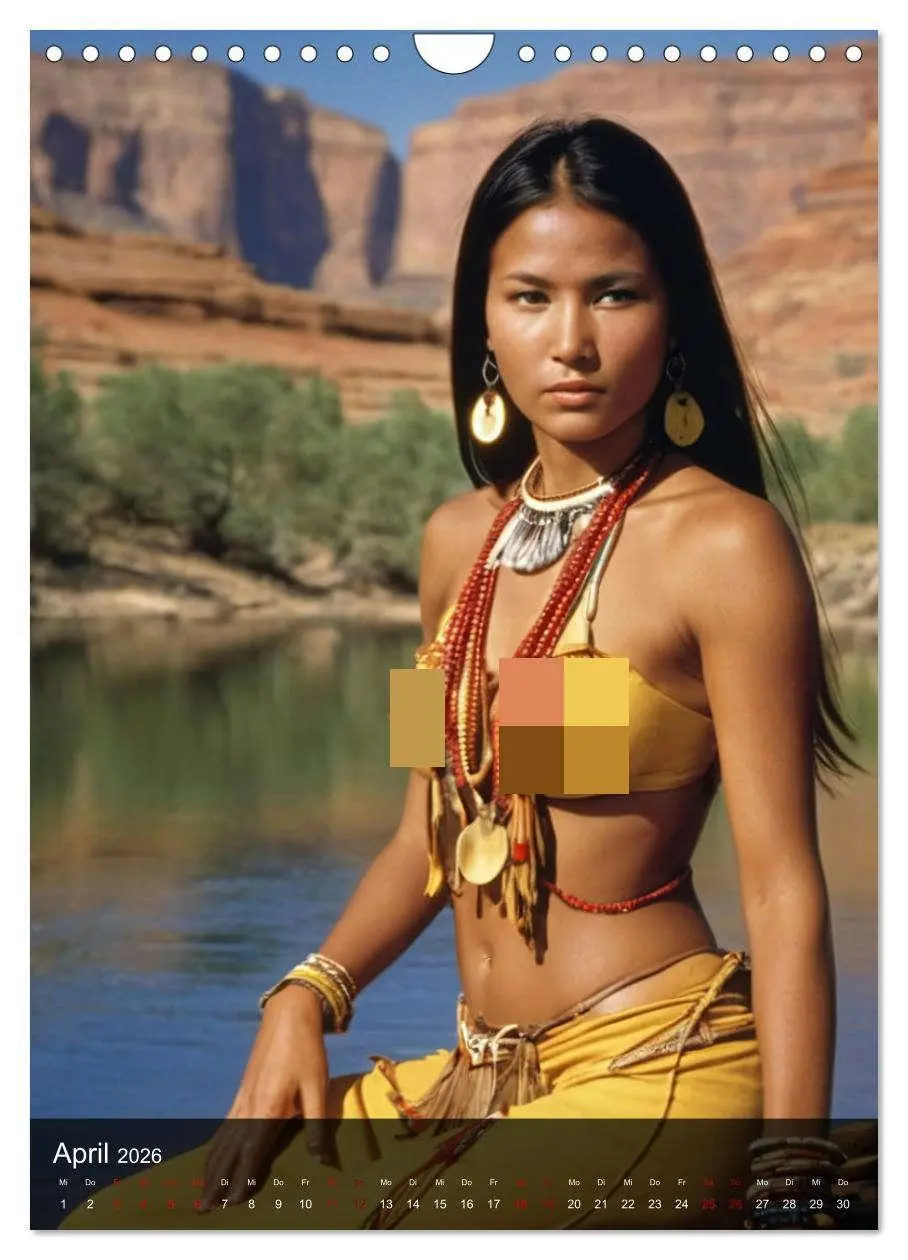Bild: 9783516273632 | Native American Girls (Wandkalender 2026 DIN A4 hoch), CALVENDO...