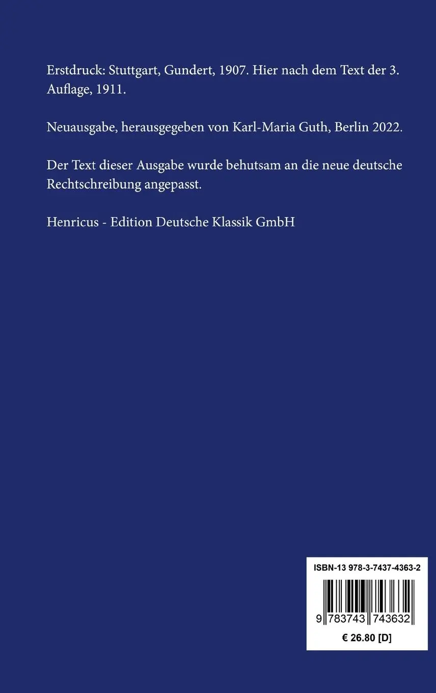 Rückseite: 9783743743632 | Gretchen Reinwalds letztes Schuljahr | Agnes Sapper | Buch | 208 S.