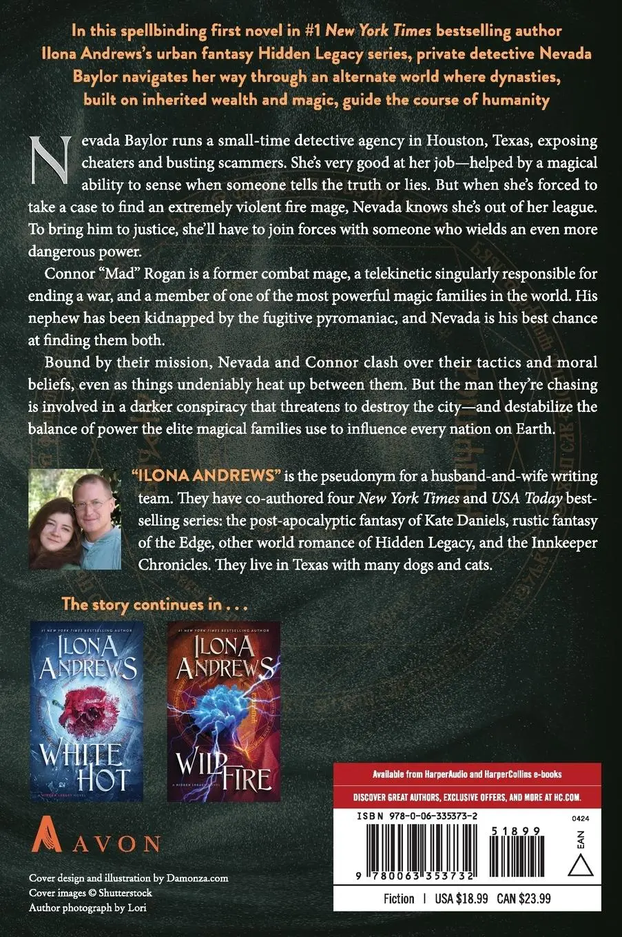 Rückseite: 9780063353732 | Burn for Me | A Hidden Legacy Novel | Ilona Andrews | Taschenbuch