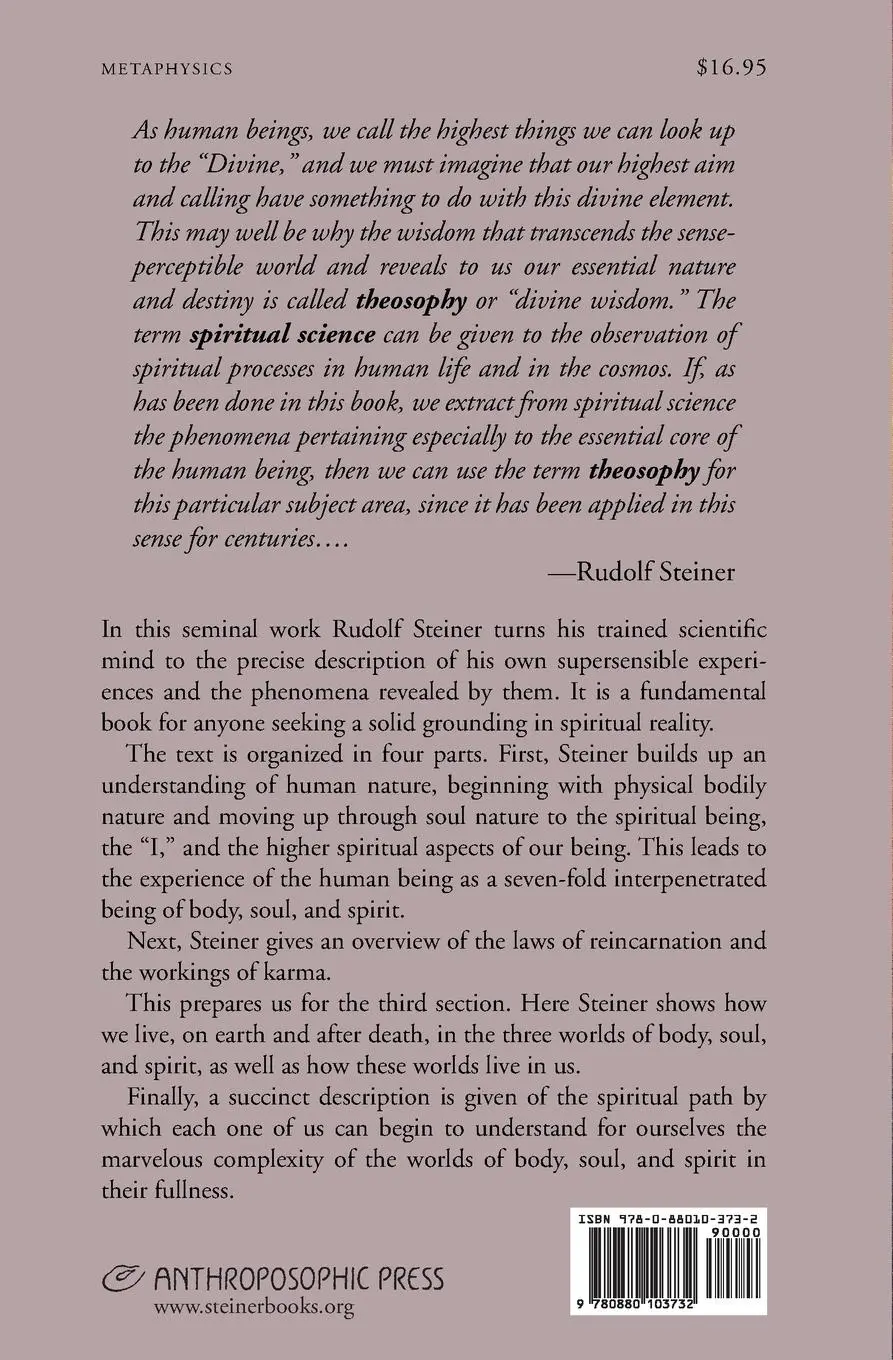 Rückseite: 9780880103732 | Theosophy | Rudolf Steiner | Taschenbuch | Kartoniert / Broschiert