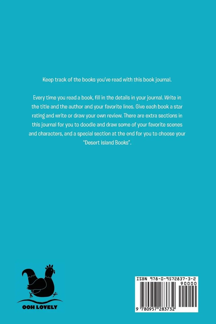 Rückseite: 9780957283732 | My Very Own Book Journal | Ooh Lovely | Taschenbuch | Englisch | 2020