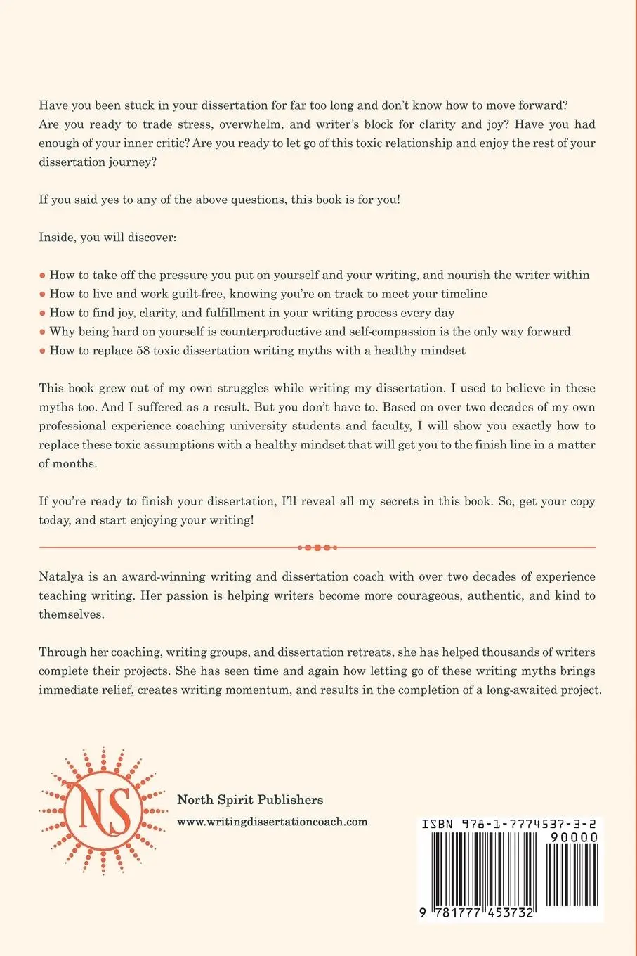 Rückseite: 9781777453732 | Dissertation Without Tears | Natalya Androsova | Taschenbuch | 2022