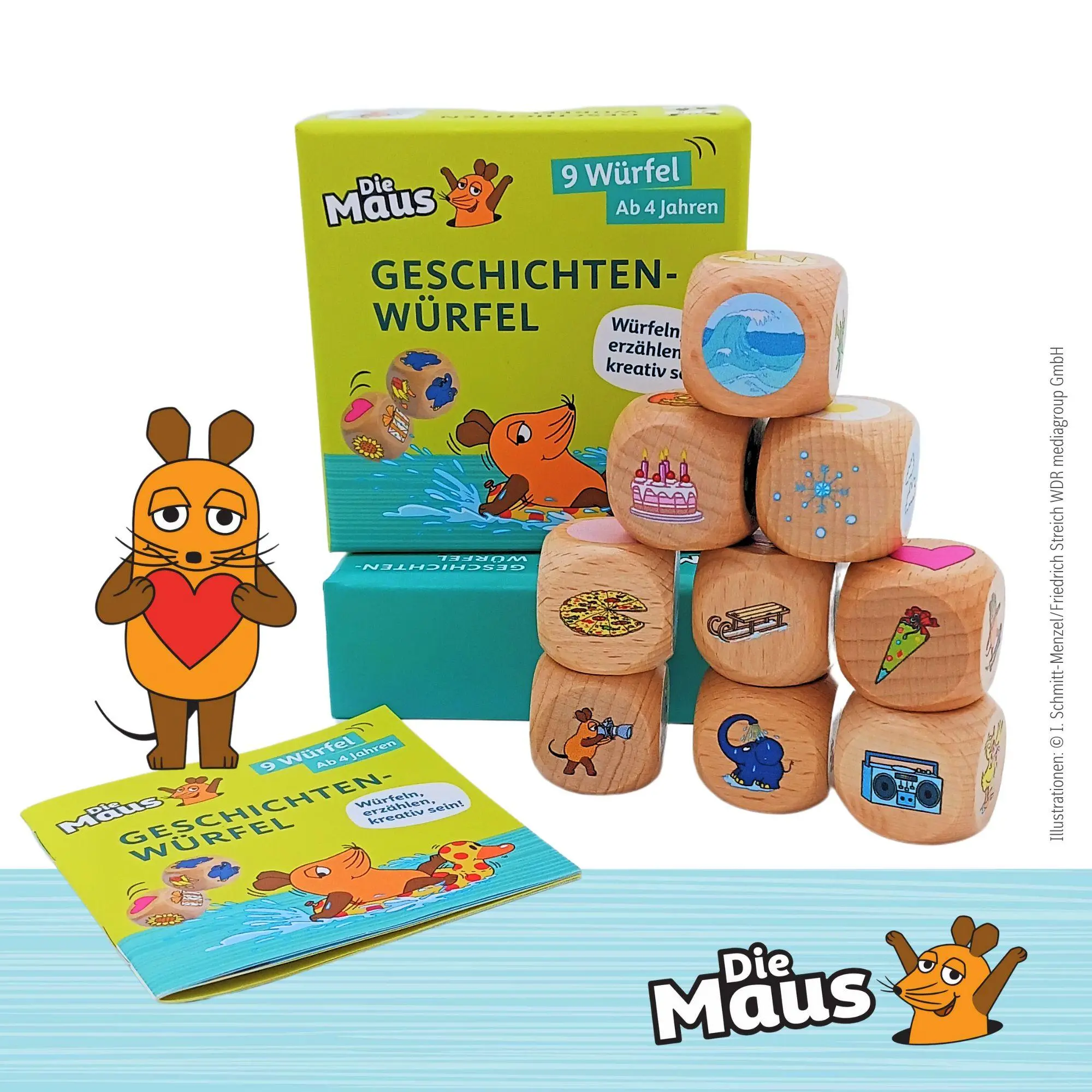 Bild: 9783072103732 | Geschichtenwürfel | Würfeln, erzählen, kreativ sein! | Box | Deutsch