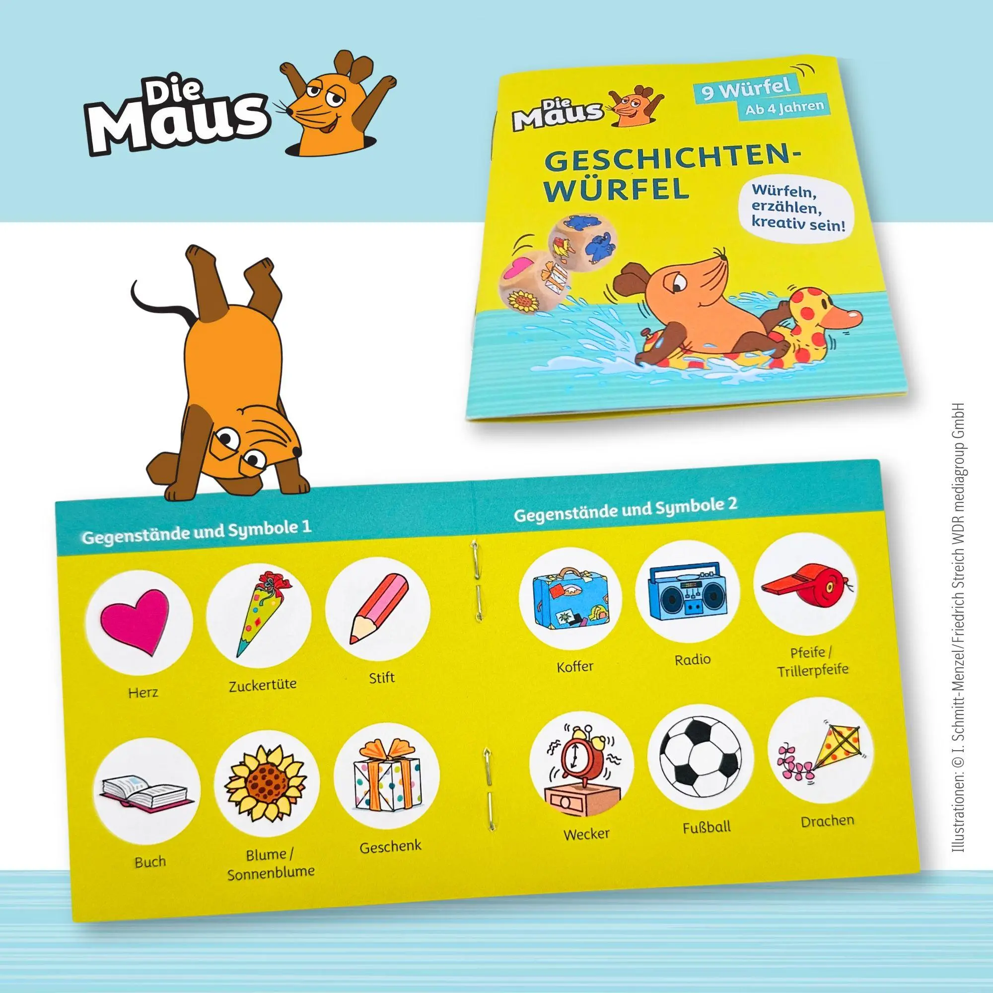 Bild: 9783072103732 | Geschichtenwürfel | Würfeln, erzählen, kreativ sein! | Box | Deutsch