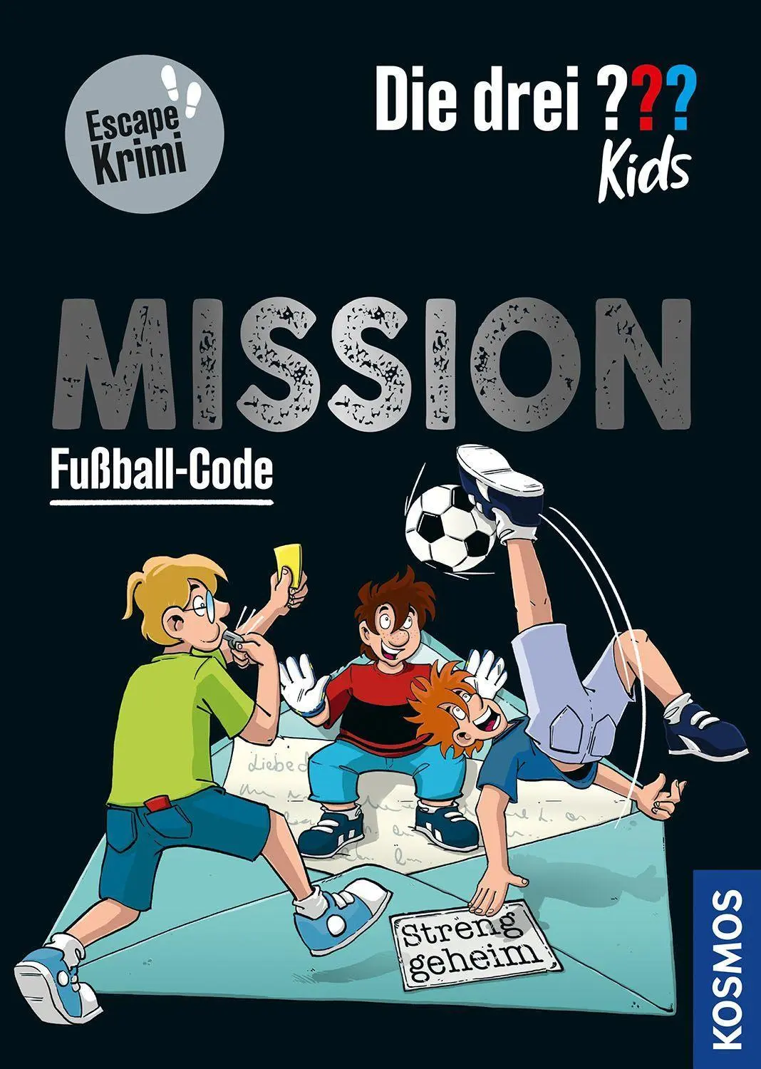 Cover: 9783440173732 | Die drei ??? Kids, Mission Fußball-Code | Escape Krimi | Schiefelbein