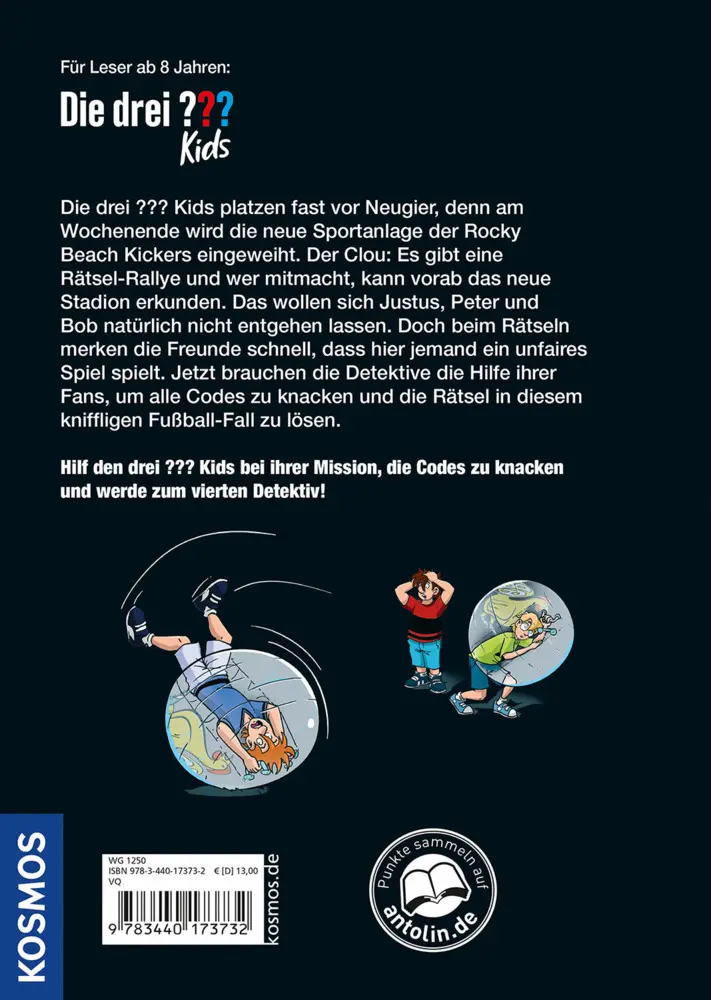 Bild: 9783440173732 | Die drei ??? Kids, Mission Fußball-Code | Escape Krimi | Schiefelbein