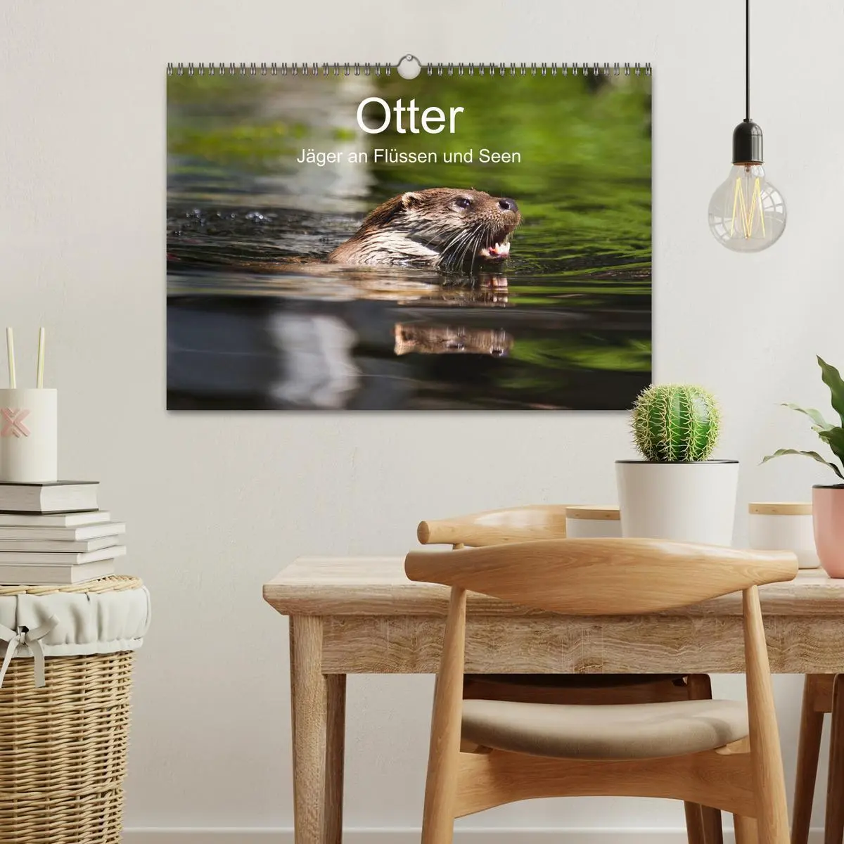 Bild: 9783457863732 | Otter - Jäger an Flüssen und Seen (Wandkalender 2026 DIN A3 quer),...