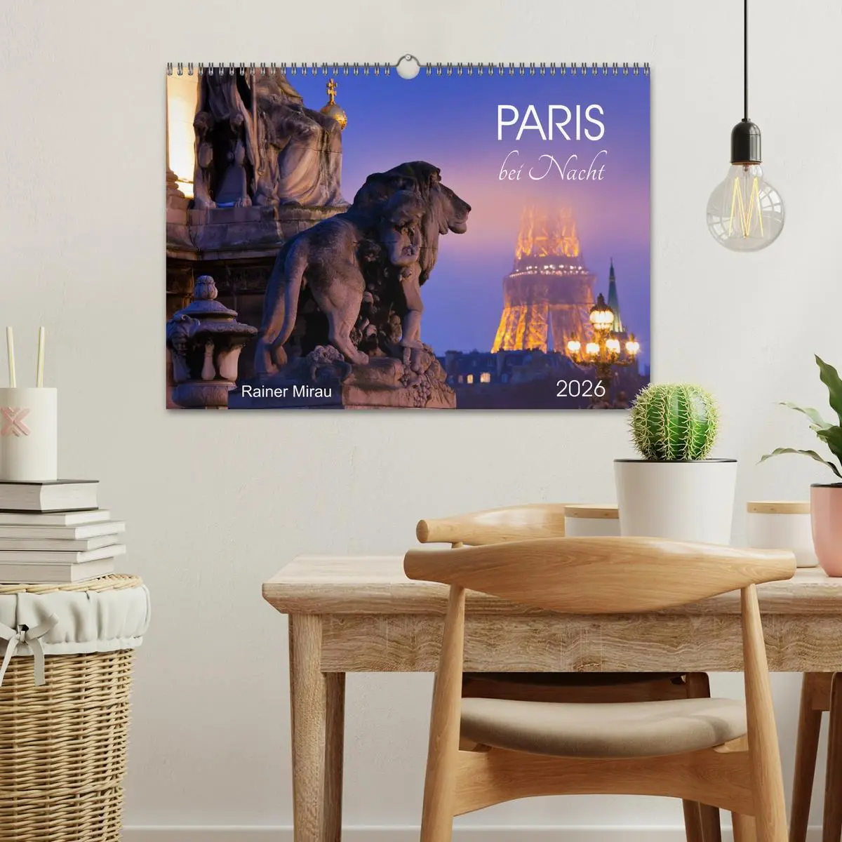 Bild: 9783516023732 | Paris bei Nacht 2026 (Wandkalender 2026 DIN A3 quer), CALVENDO...