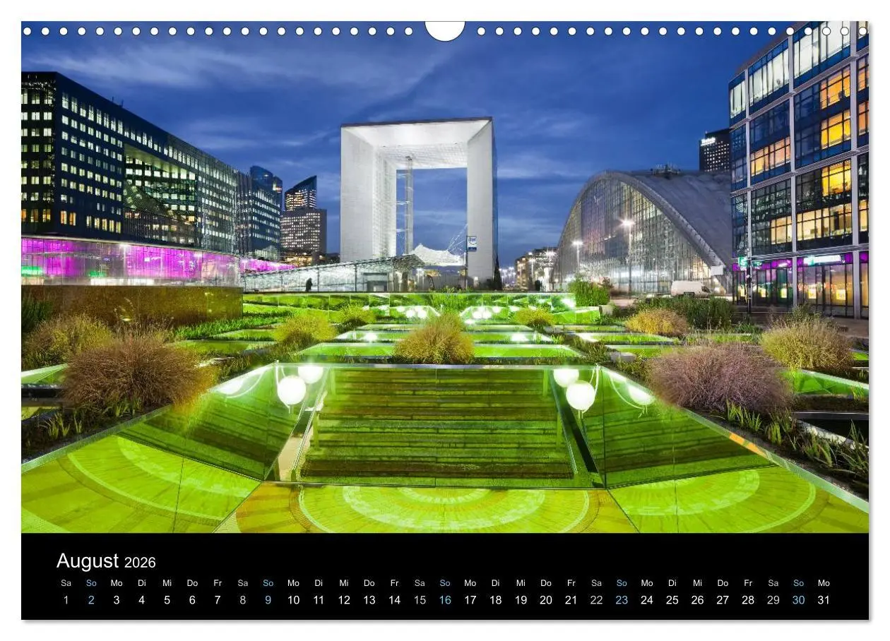 Bild: 9783516023732 | Paris bei Nacht 2026 (Wandkalender 2026 DIN A3 quer), CALVENDO...