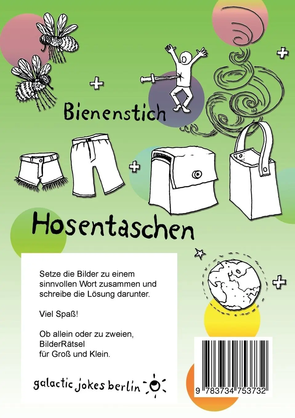 Rückseite: 9783734753732 | BilderRätsel | Gehirnjogging + Spaß für die ganze Familie | Roloff