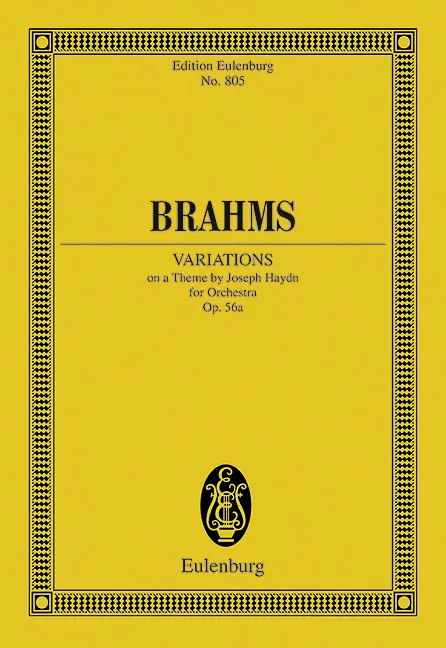Cover: 9783795763732 | Variations On A Theme Of Haydn Op 56a | Johannes Brahms | Deutsch