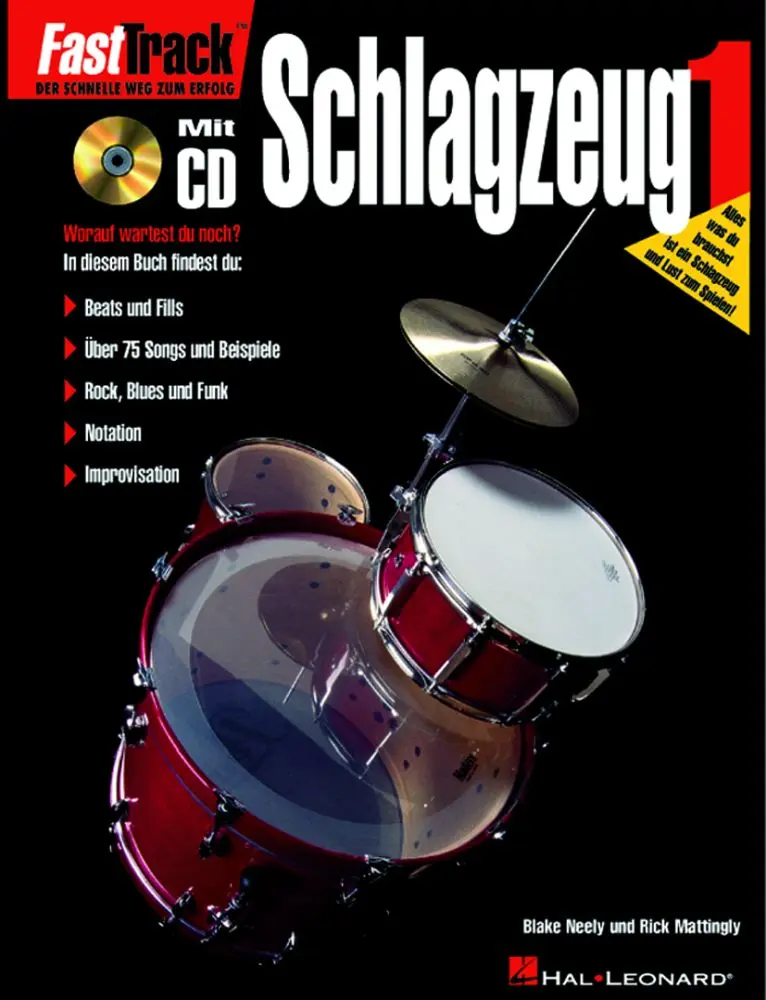 Cover: 9789043103732 | FastTrack - Schlagzeug 1 (D) | Blake Neely | Taschenbuch | Buch + CD