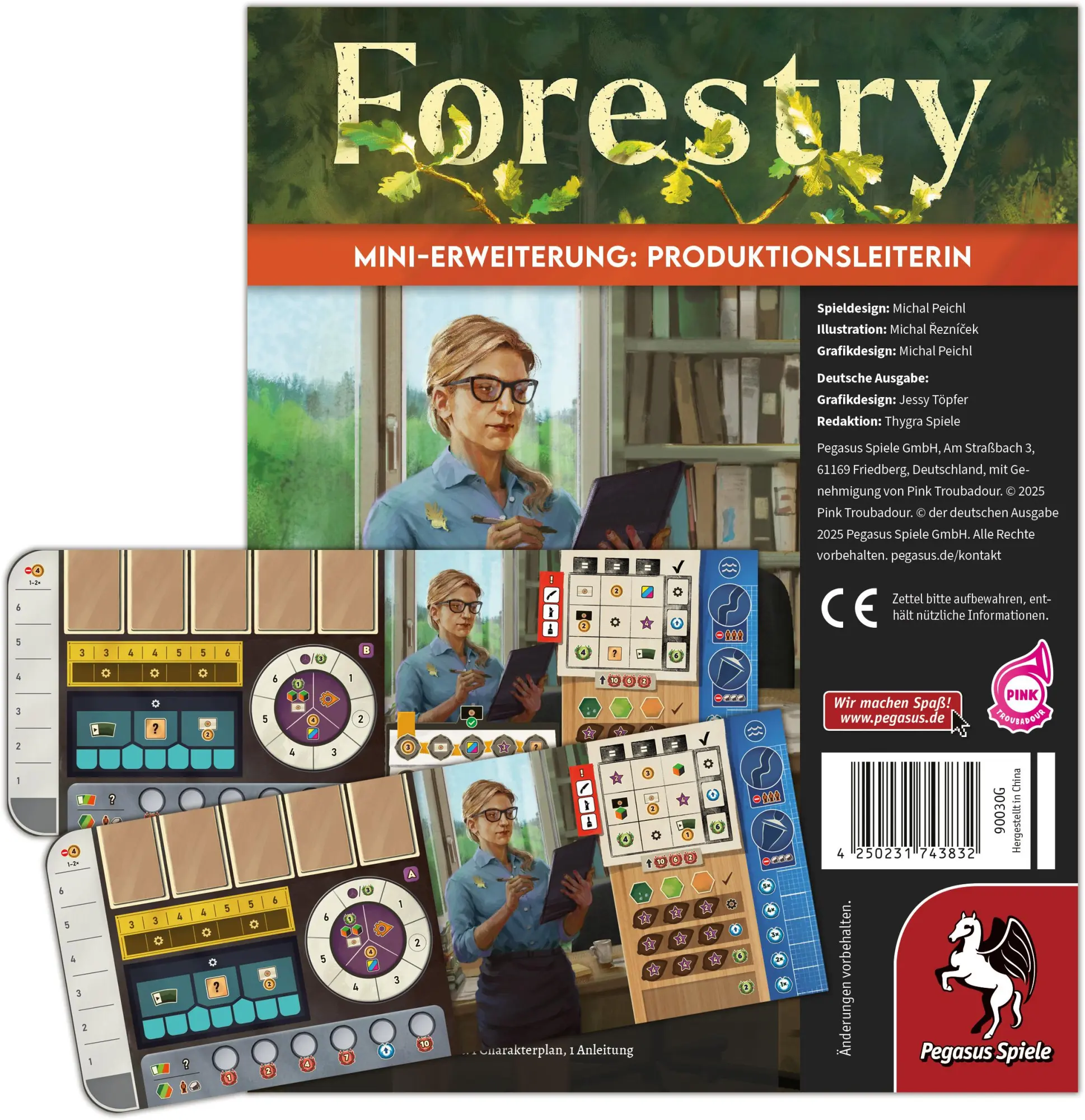 Cover: 4250231743832 | Forestry: Die Produktionsleiterin [Mini-Erweiterung] | Spiel | 90030G
