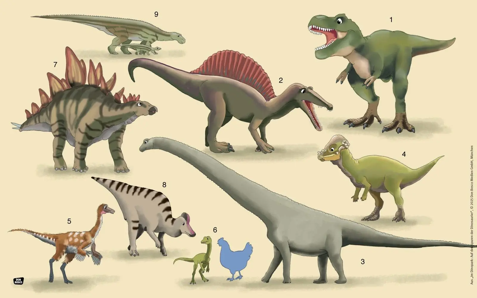 Bild: 4260694923832 | Im Dinopark: Auf den Spuren der Dinosaurier. Kamishibai Bildkartenset