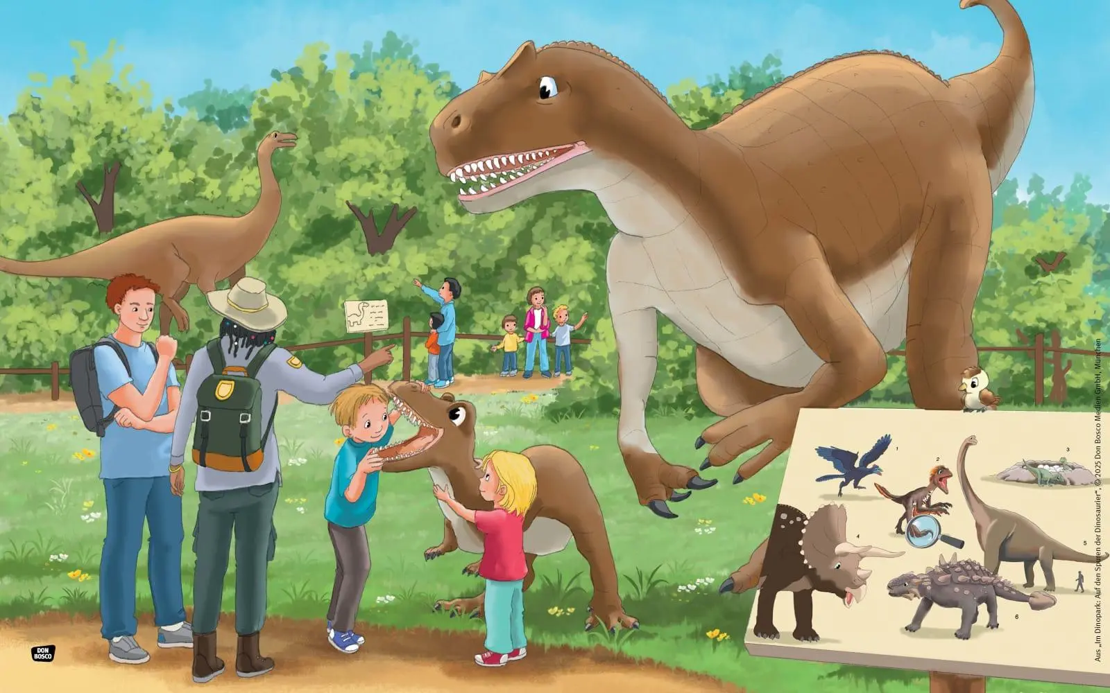 Bild: 4260694923832 | Im Dinopark: Auf den Spuren der Dinosaurier. Kamishibai Bildkartenset
