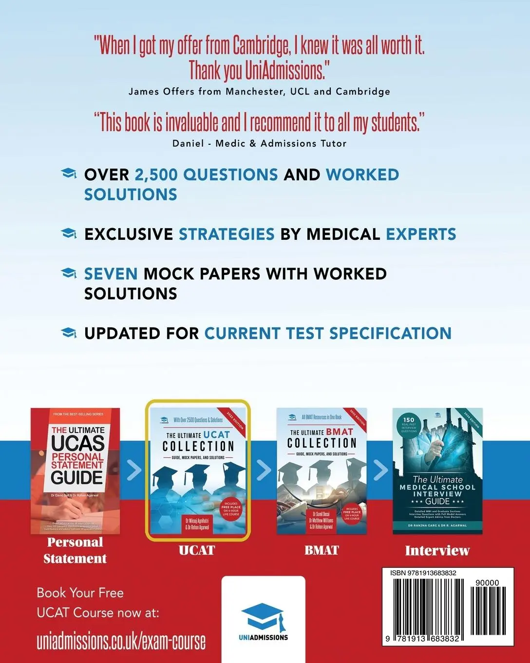 Rückseite: 9781913683832 | The Ultimate UCAT Collection | Rohan Agarwal (u. a.) | Taschenbuch