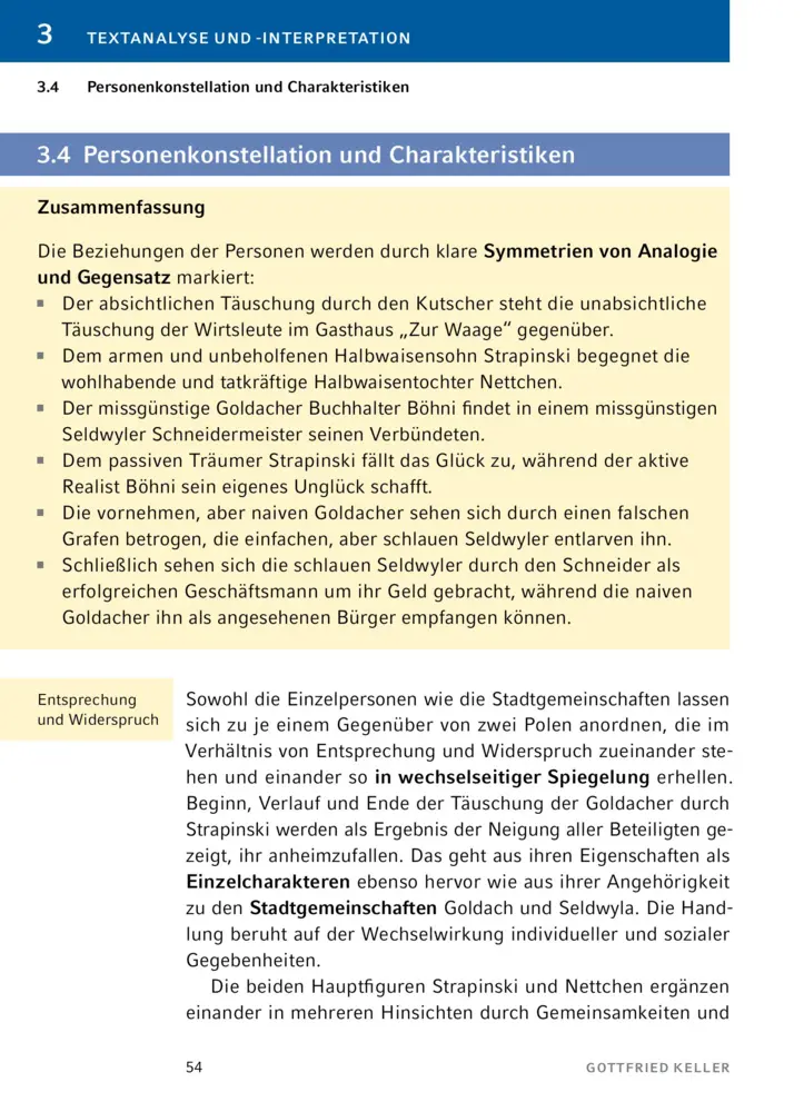 Bild: 9783129303832 | Kleider machen Leute von Gottfried Keller | Gottfried Keller | Buch