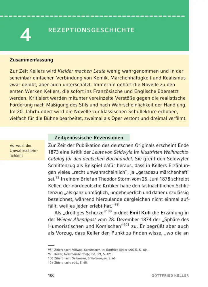 Bild: 9783129303832 | Kleider machen Leute von Gottfried Keller | Gottfried Keller | Buch