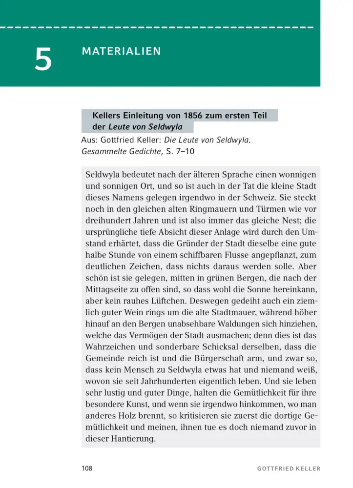Bild: 9783129303832 | Kleider machen Leute von Gottfried Keller | Gottfried Keller | Buch